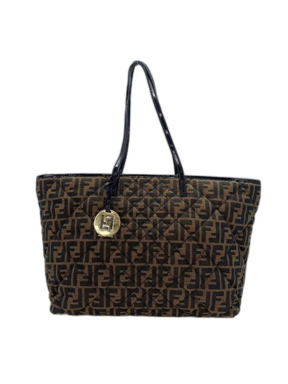 Fendi Tote Bag Zucca Brown